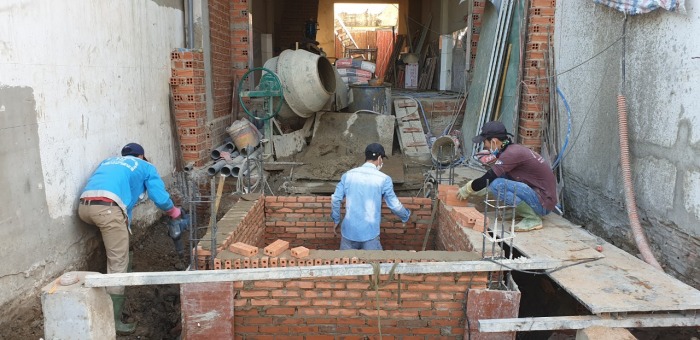 Dịch vụ nâng tầng nhà phố tại Quận 12